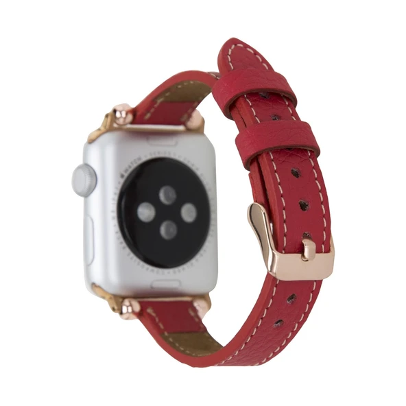 Apple Watch Uyumlu Deri Kordon 38-40-41mm Ferro ERC2 - Resim 2
