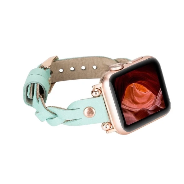 Apple Watch Uyumlu Deri Kordon Wanda 38-40-41mm RT BRN7 ürün görseli 1