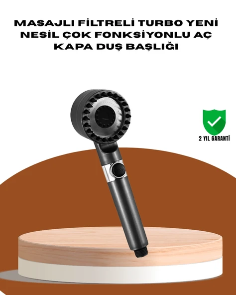 Masaj Fonksiyonlu Filtreli Duş Başlığı Dayanıklı Yapı ürün görseli 1
