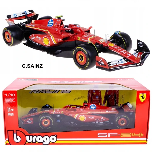 1:18 Ferrari SF-24 Formula Model Araba - S00016815 ürün görseli 1