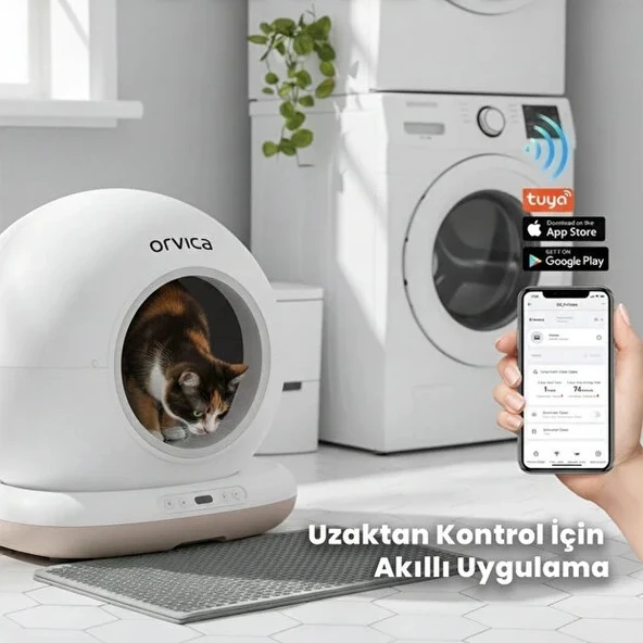 HD Kameralı Akıllı Kedi Tuvaleti - Resim 2