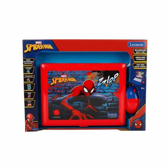 8834 Spiderman İngilizce Türkçe Laptop - - Resim 3