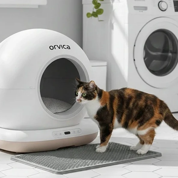 HD Kameralı Akıllı Kedi Tuvaleti - Resim 3