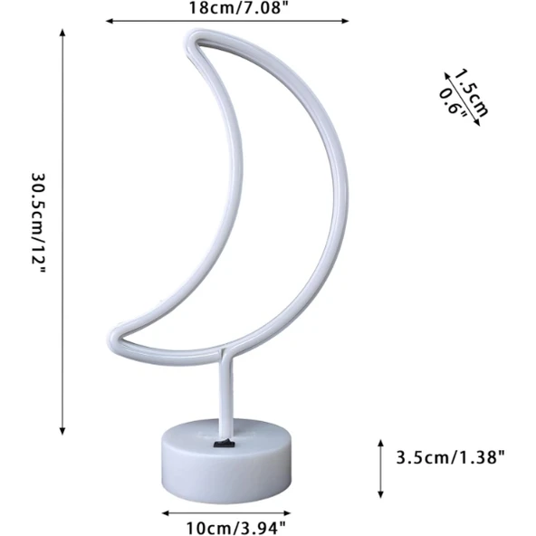 Ay Neon LED Lamba - Resim 2
