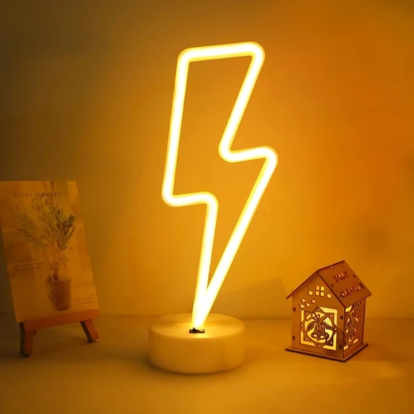 Şimşek Neon LED Lamba - Resim 3