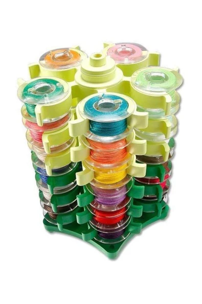 Set Dikiş Makineleri Renkli Plastik Masuralık Kule Masuralık ürün görseli 1