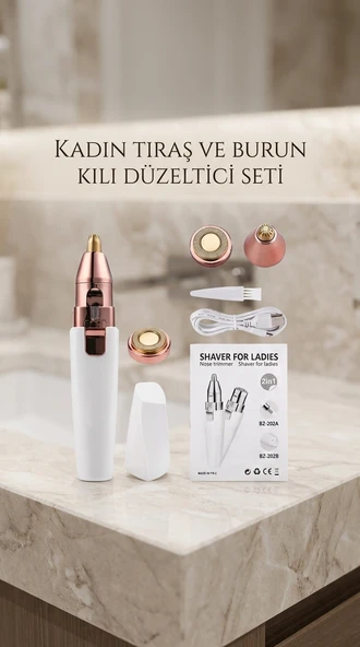 Yüz ve Kaş Epilatörü Tüy Alma Aleti Pratik Kullanım ürün görseli 1