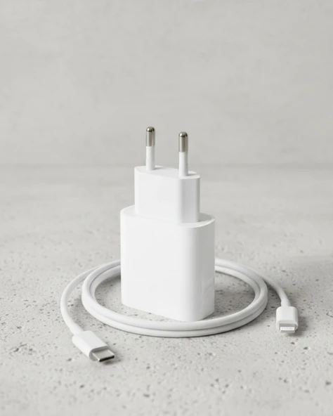iPhone 14 13 12 11 XR XS Max 20W Lightning Şarj Adaptörü Kablo Dahil ürün görseli 1