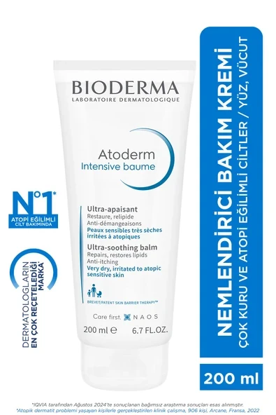 BİODERMA BİODERMA Atoderm Intensive Balm Çok Kuru Atopi Eğilimli Cilt Nemlendirici Onarıcı Krem Yetişkin, Çocuk 200 ml ürün görseli 1