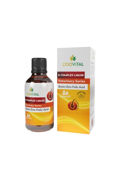 ZOOVİTAL Tüy Dökülmeai Azaltıcı ve Deri Sağlığı Destekleyici Kediler için Biotin Çinko Damla 50 ml ürün görseli 1