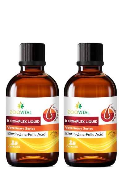 ZOOVİTAL Tüy Dökülmeai Azaltıcı ve Deri Sağlığı Destekleyici Kediler için Biotin Çinko Damla 50 ml 2 Adet ürün görseli 1