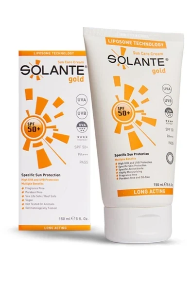 SOLANTE SOLANTE Gold Spf 50 Cream 150 ml ürün görseli 1
