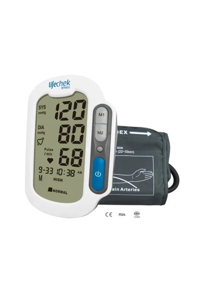 BEK BEK Lifechek Kol Tipi Dijital Tansiyon Ölçme Aleti Bpm65 ürün görseli 1