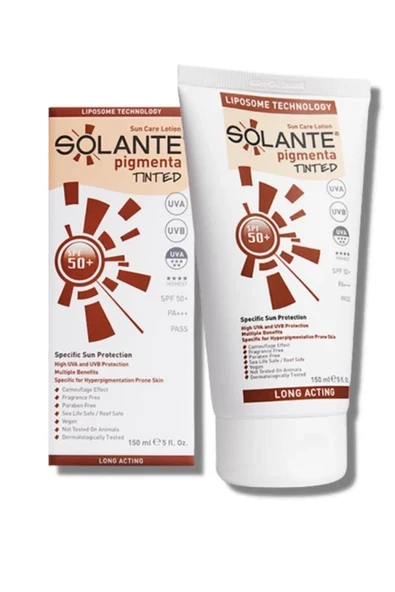 SOLANTE SOLANTE Pigmenta Tinted Lotion Spf 50 150 ml ürün görseli 1