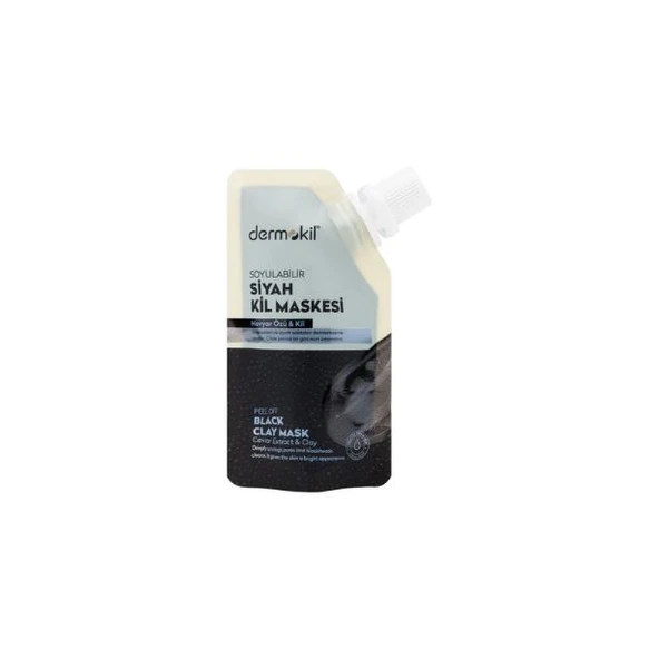 Dermokil Soyulabilir Siyah Kil Maskesi 50 ml ürün görseli 1