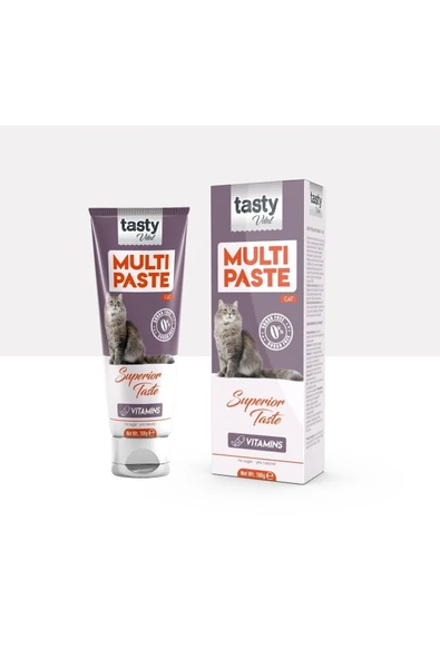 TASTY VİTAL Kedi Multivitamin Malt Paste 100 gr - Resim 2