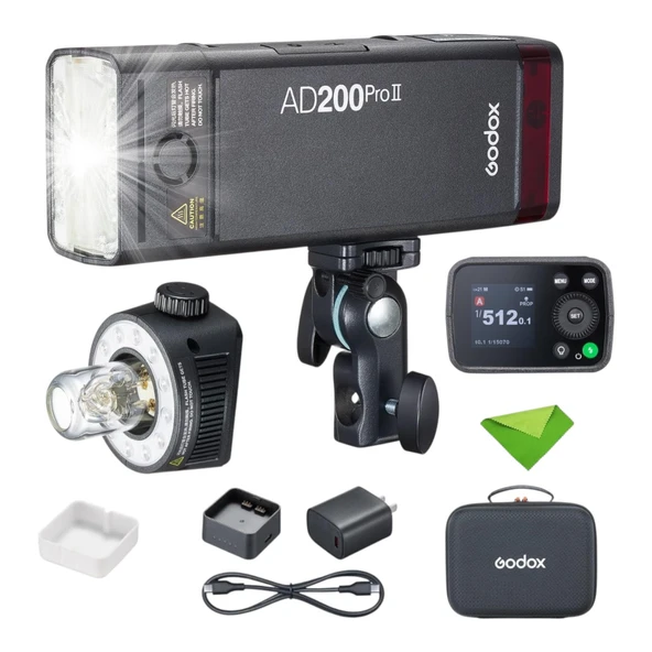 Godox AD200Pro II Taşınabilir Bataryalı Paraflaş ürün görseli 1