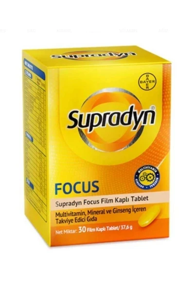 SUPRADYN SUPRADYN Energy Focus 30 Film Kaplı Tablet ürün görseli 1