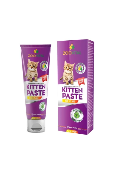 ZOOVİTAL Kitten Paste Yavru Kedi Macunu Vitamin Deposu 100 gr ürün görseli 1