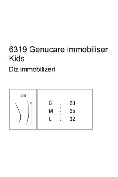 Genucare Immobilizer Kids 6319 Medium - Resim 2