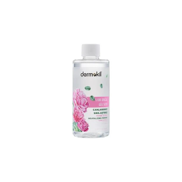 Dermokil % 100 Doğal Gül Suyu Canlandırıcı, Sıkılaştırıcı Tonik Etkili Gül Suyu 200 ml ürün görseli 1