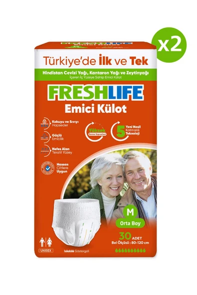 Medium Emici Külot 30’lu 2 Paket (60 Adet) - Resim 2