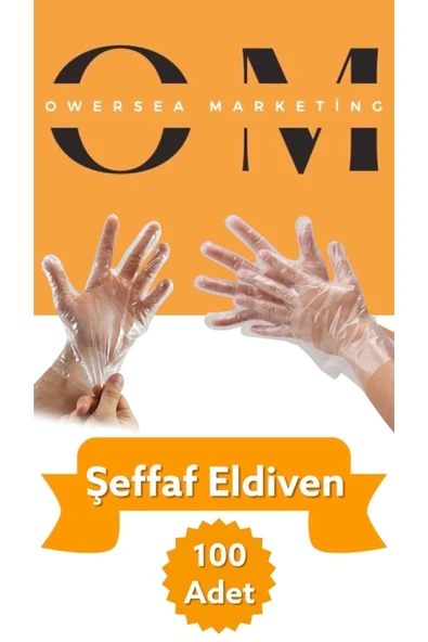 Şeffaf Poşet Eldiven 100'lü 2* Paket (200 ADET) *tek Kullanımlık ürün görseli 1
