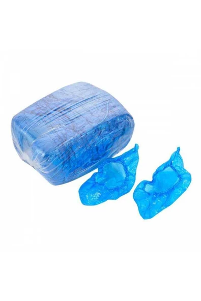 Tek Kullanımlık Galoş - Paketi 500'lüktür - Eksiksizdir - 500 gram - Çift Lastikli ürün görseli 1