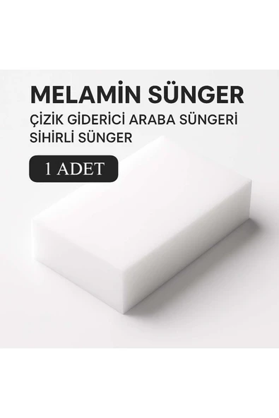 1 Adet Sihirli Sünger, Torpido Süngeri, Ayakkabı Süngeri, Melamin Sünger, Yazı Silen Duvar Süngeri ürün görseli 1