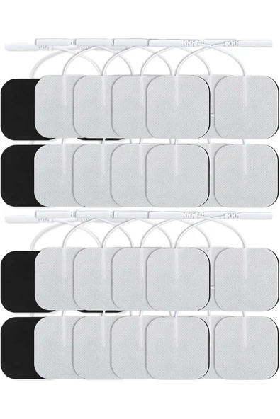 10 Paket, 40 Adet Tens Elektrod Pedi 5x5 cm Extra Güçlendirilmiş Yapışkanlı Kumaş ürün görseli 1