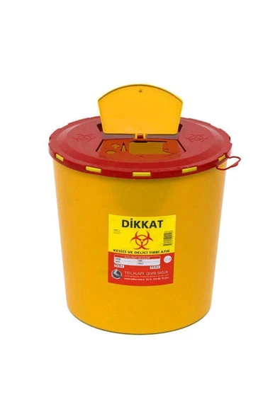 Tıbbi Atık Kovası 10lt 10 Adet ürün görseli 1