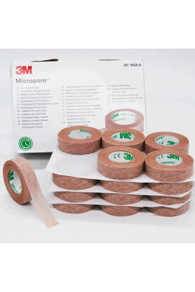 3m Micropore Estetik Burun Bandı 1,25cmx9,1mt 24 Adet 1 Paket Medikal ürün görseli 1