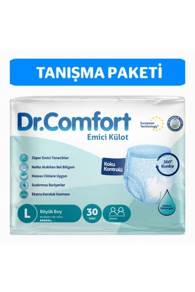 Yetişkin Emici Külot Large 30'lu 1 paket 30 adet ürün görseli 1