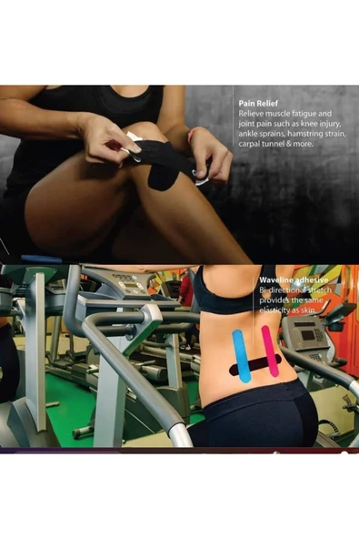Kinezyo Bant - Kinesiology Tape - Resim 5