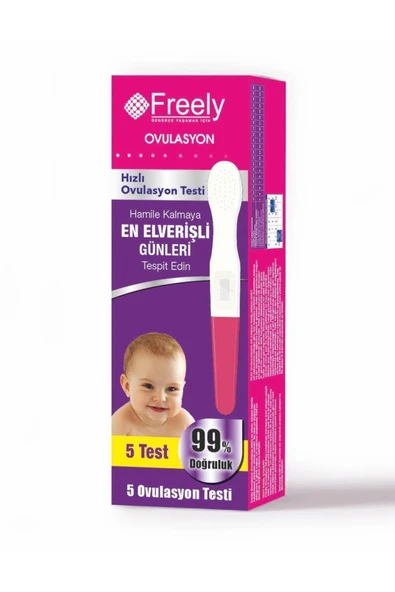 Ovulasyon (YUMURTLAMA) Testi 5 Adet / Hamile Kalmaya Elverişli Günleri Tespit Eder ürün görseli 1