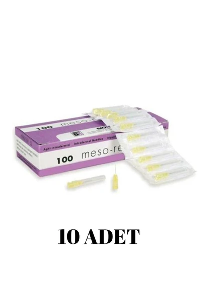 Meso-relle - Mezoterapi Iğnesi 30g X 6mm - Aal36 - 100 Adet ürün görseli 1