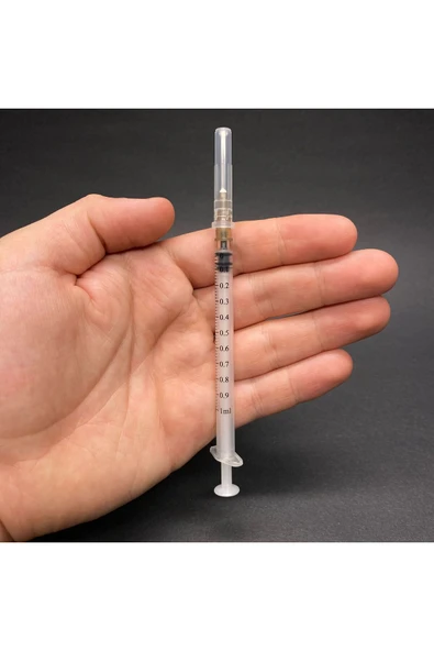 GENEJECT 1ML TEK KULLANIMLIK ŞIRINGA 3 PARÇA 50 ADET/PAKET ürün görseli 1