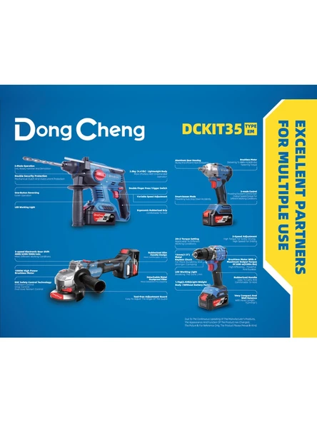 Dongcheng DCKIT35EM Profesyonel Set (4’lü) - Resim 3