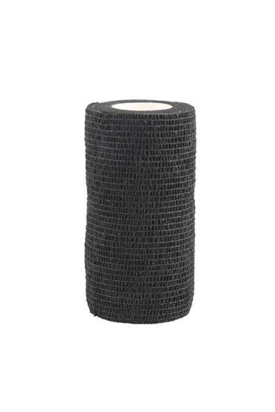 Elastik Yapışkanlı Coban Renkli Bandaj 10 Cm X 4,5 Mt Siyah ürün görseli 1