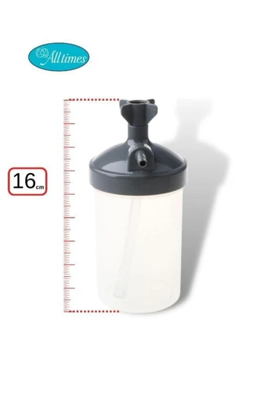 Oksijen Konsantratörü Su Kabı Gri - Resim 3