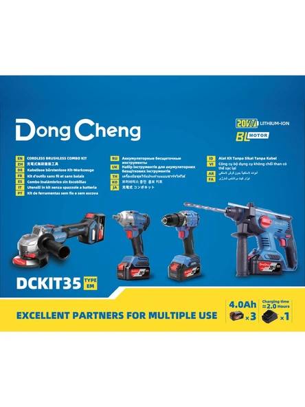 Dongcheng DCKIT35EM Profesyonel Set (4’lü) - Resim 4