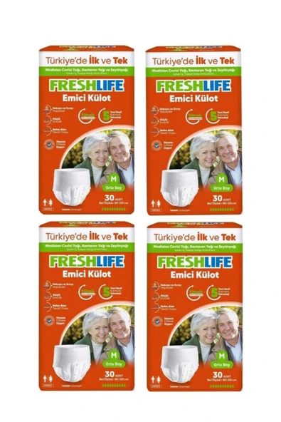Külot Medium Hasta Bezi 4 PAKET (120 ADET) ürün görseli 1