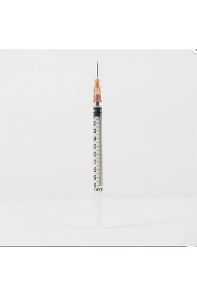 AYSET 1 ml (1CC) 3 Parça 26g 0.45x13mm Iğneli Enjektör (100 ADET)---Ayset ürün görseli 1