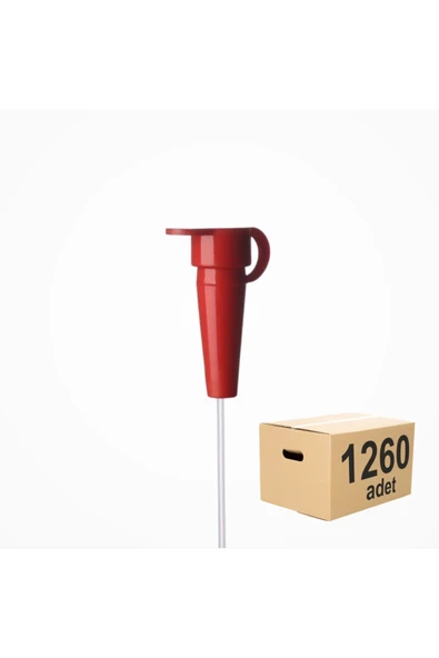 Bıçakcılar Beslenme Sondası (Feeding Sonda) No: 4 (kırmızı) - 1260 Adet - 1 Koli ürün görseli 1