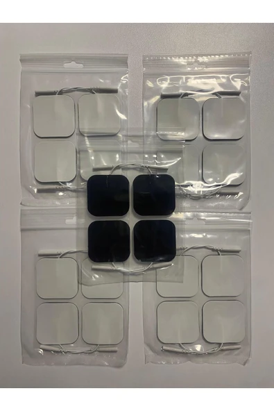 5 Paket, 20 Adet Tens Elektrod Pedi 5x5 Cm Extra Güçlendirilmiş Yapışkanlı Dayanıklı Köpük Yüzey ürün görseli 1
