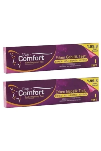 days comfort Erken Gebelik Testi 2 adet ürün görseli 1
