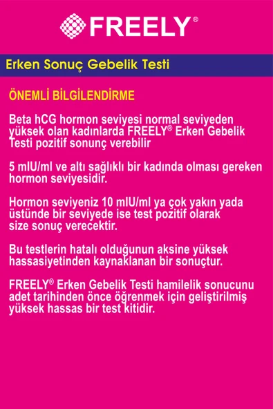 Erken Gebelik Testi 5 Adet - Resim 4