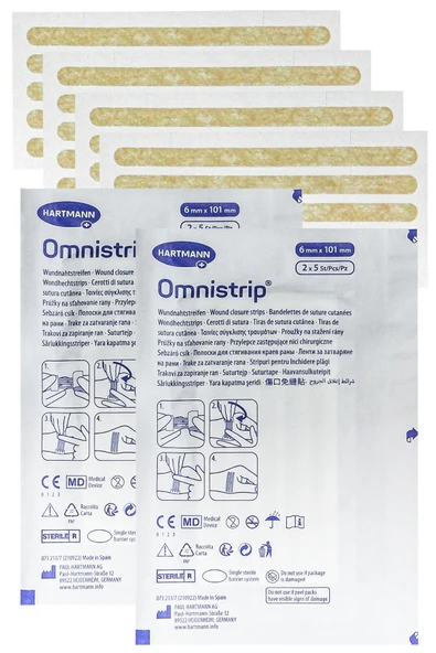Omnistrip Steril Strip Dikiş Bantı 6x101mm 10'lu 2 Paket ürün görseli 1