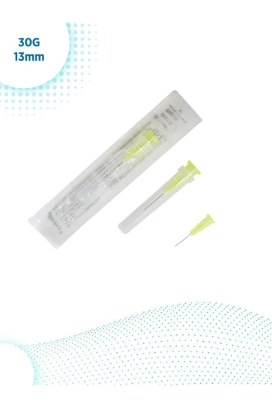 30G 13 mm Mezoterapi İğne Ucu 100 adet ürün görseli 1