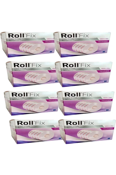 Roll Fix Tıbbi Esnek Flaster 10 Cm X 10 Mt (8 Kutu) ürün görseli 1